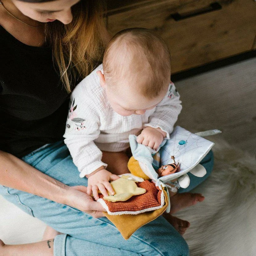 Senzorická knížka pro miminko BabyOno NATURE – kontrastní edukativní hračka