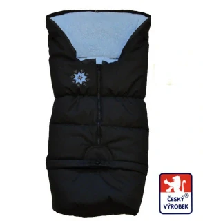 Dětský rostoucí zimní fusak do kočárku Dětský svět combi 3v1 Lama sv.modrý 