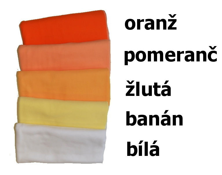 Barevnice fleece - Barevnice umožňuje zvolit barevné provedení našich vlastních výrobků přesně podle vašich představ.