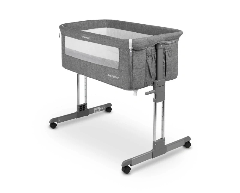 Dětská přístavná postýlka Caretero Sleep2gether 2v1 Grey