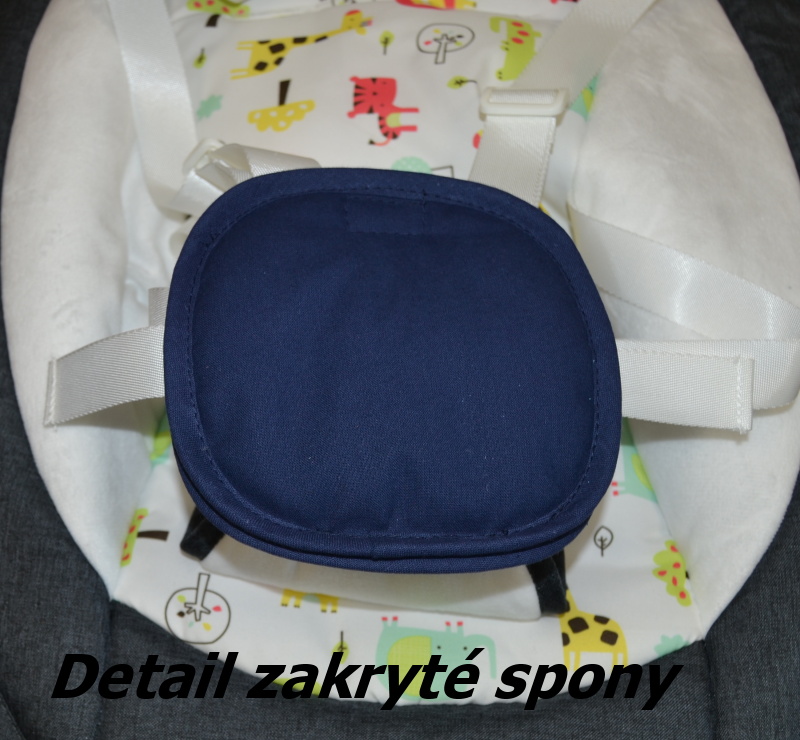 Sada zmenšovací vložky s polstrováním do autosedačky Dětský svět NEW exlusive modrá