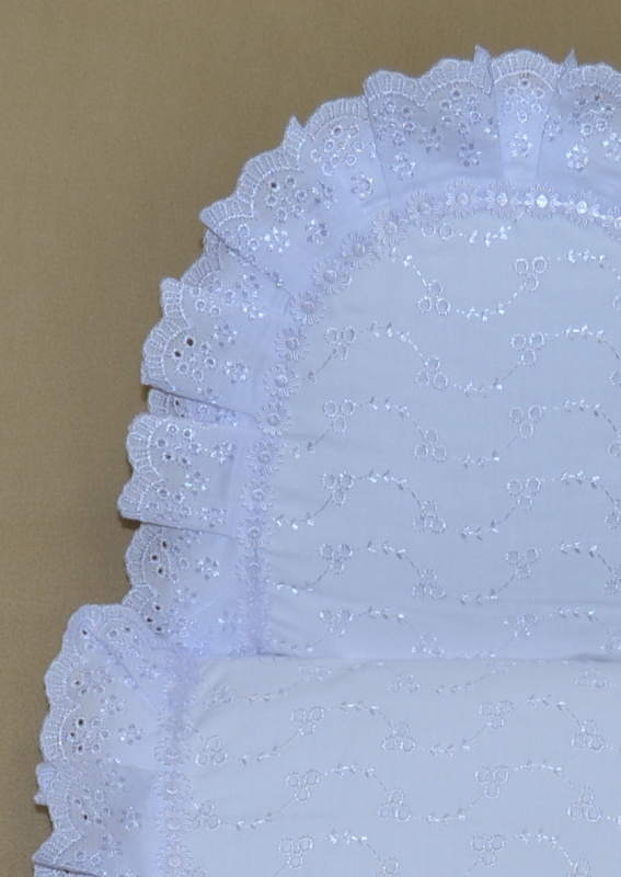 Krajkové peřinky do panenkového kočárku Dětský svět TEA