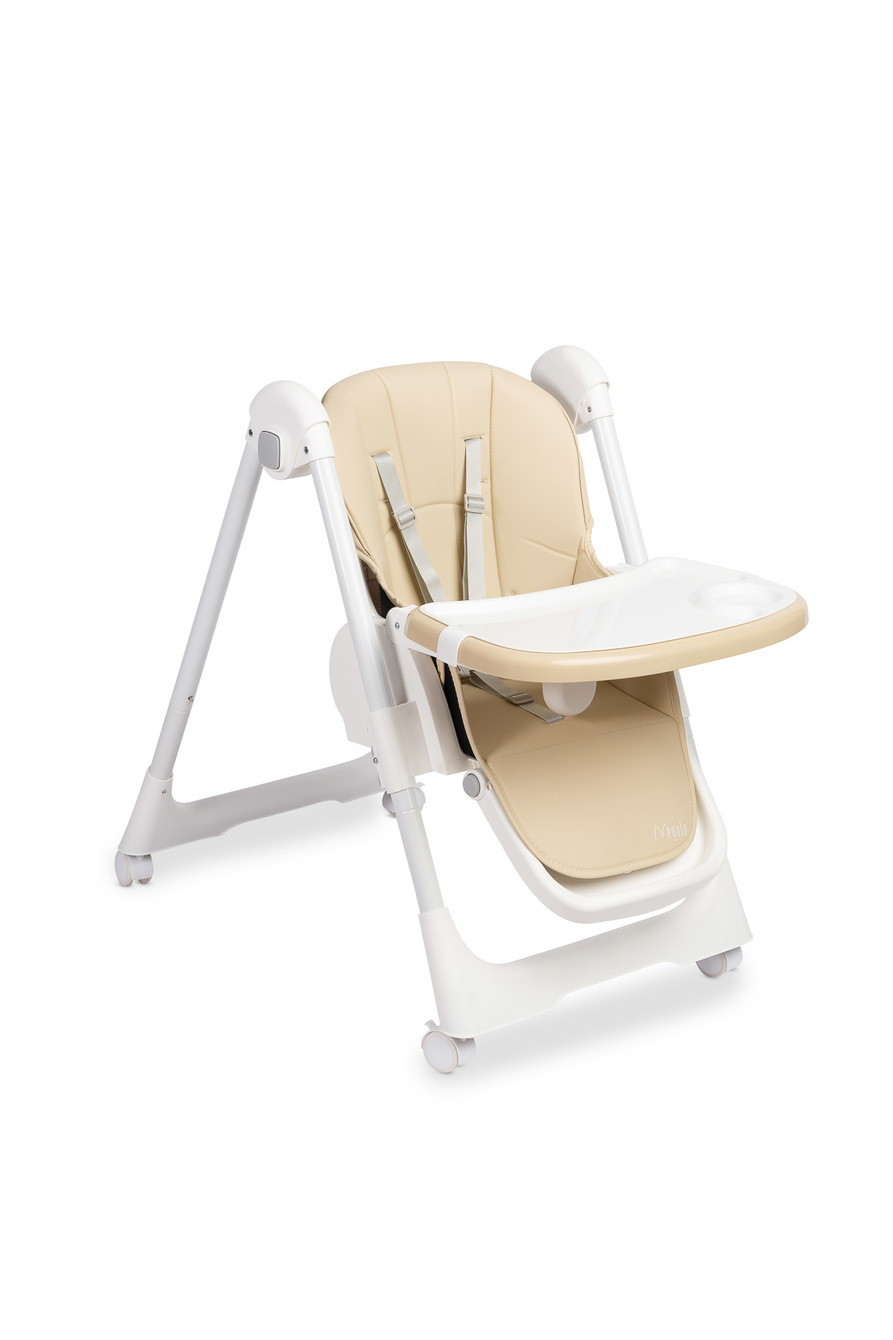 Dětská jídelní skládací židlička CARETERO Megalo beige