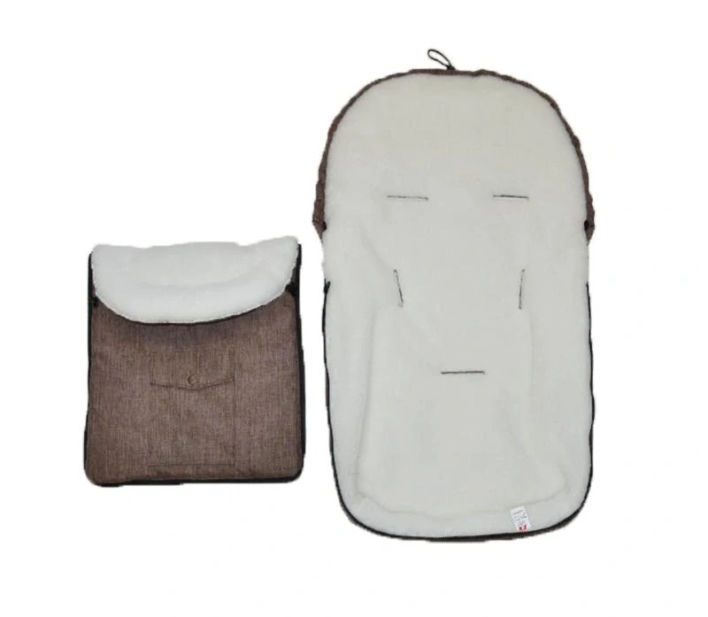 Zimní fusak do kočárku Dětský svět Classic II BERÁNEK melírovaný hnědý