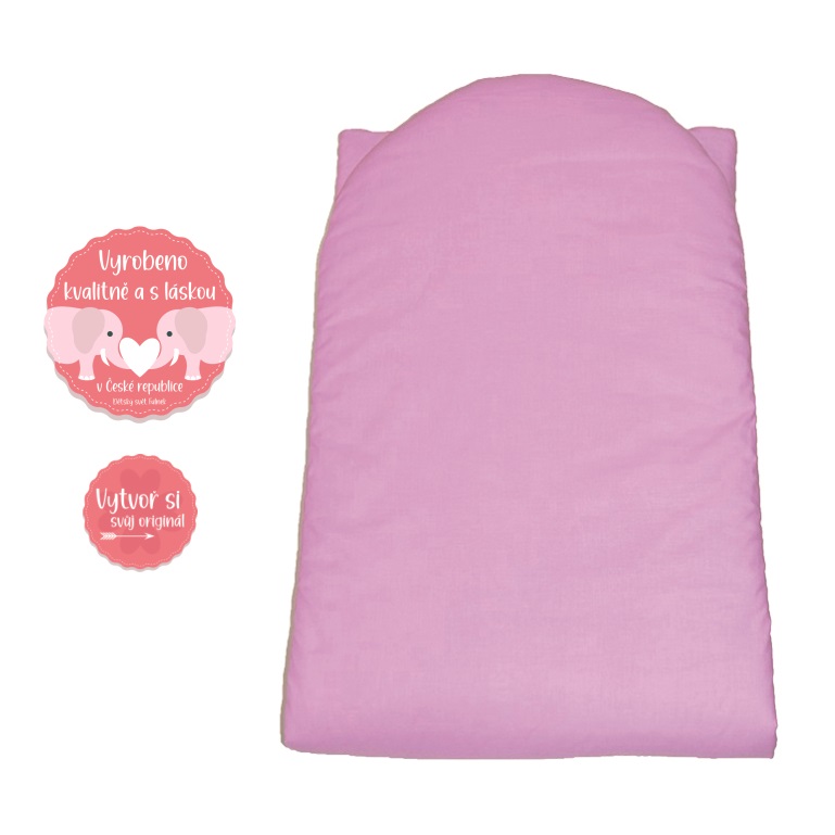 Křtící zavinovačka pro miminko Dětský svět, růžová