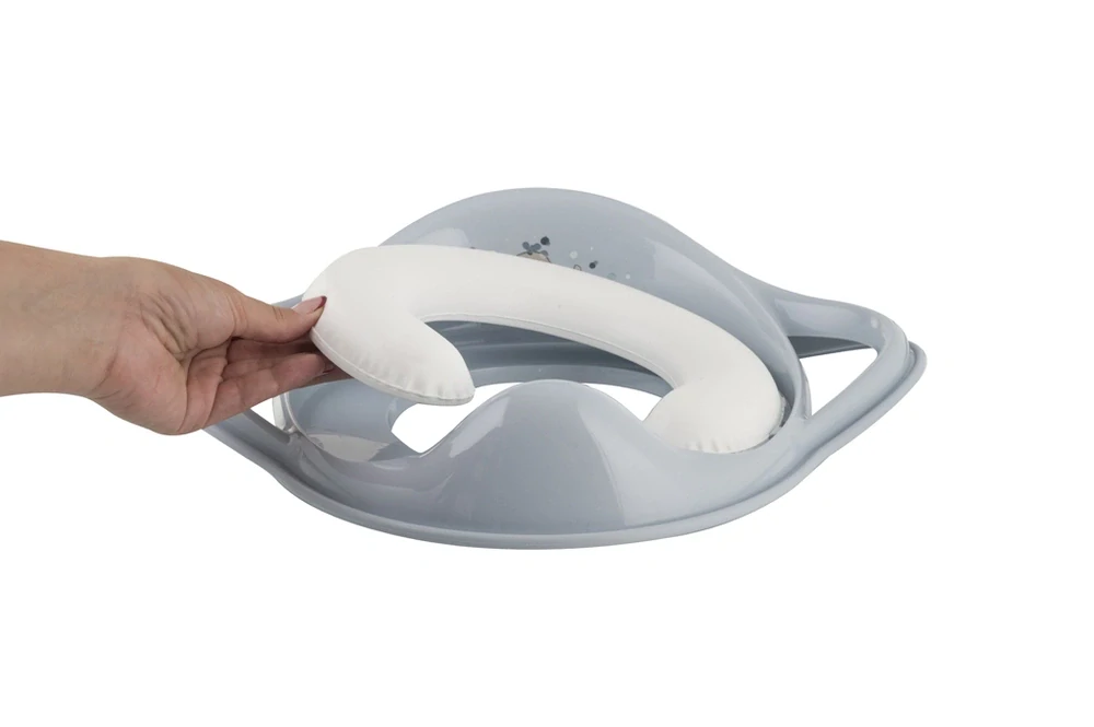 Redukce na WC s úchyty MALTEX Velrybka Minimal – měkká satin blue