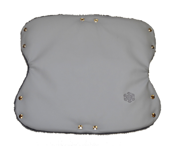 Rukávník na kočárek Dětský svět ELEGANC světle šedá/šedá