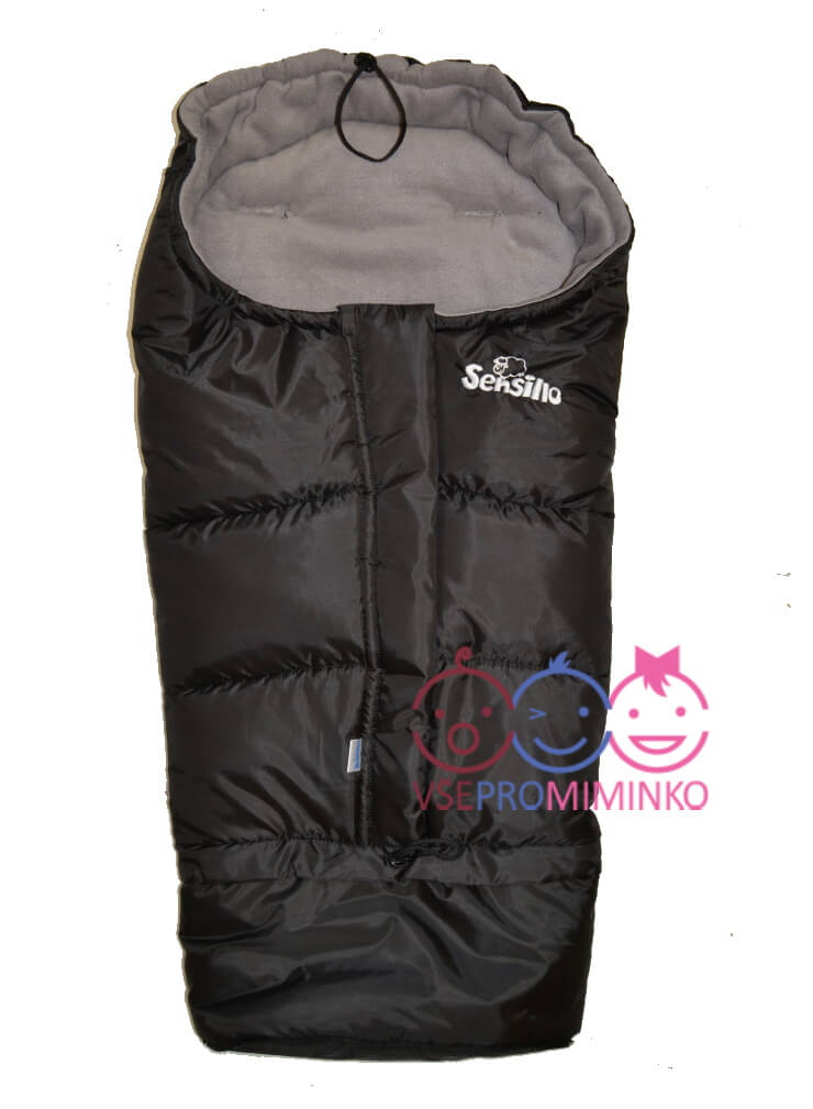 Zimní fusak Sensillo COMBI polar 3v1 černošedý