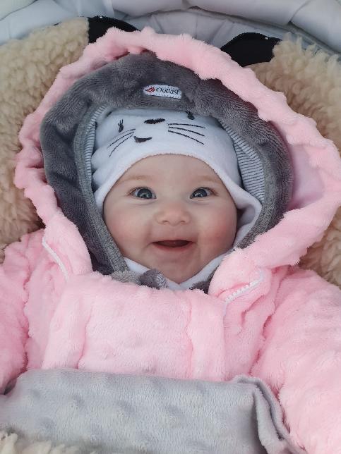 Dětská zimní kombinéza Dětský svět růžová Minky