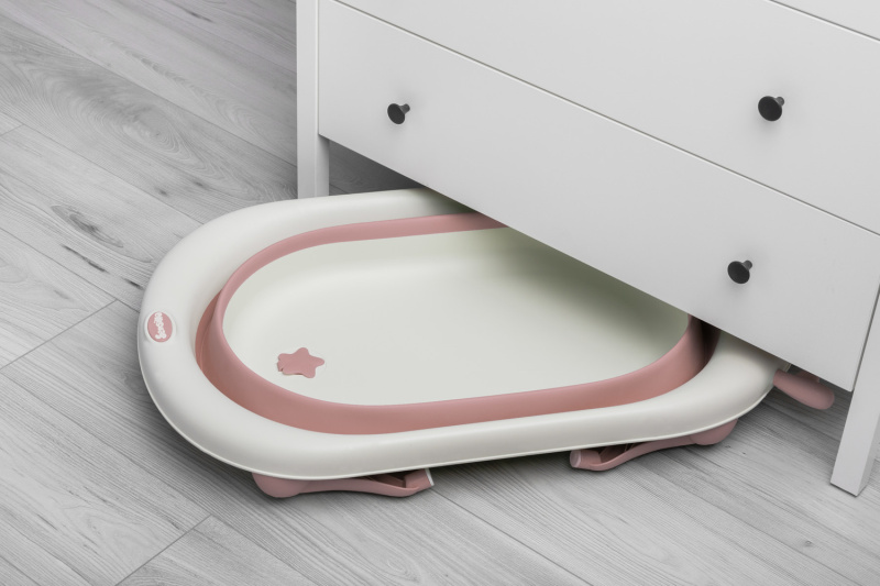 Kojenecká skládací vanička pro miminko Sensillo Powder Pink
