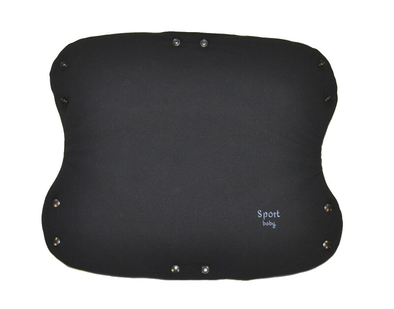 Rukávník na kočárek Dětský svět Softhellový Sport baby Black/Grey