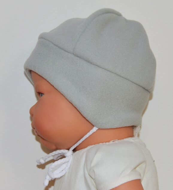 Zimní kojenecká čepička Dětský svět Kuklička šedá