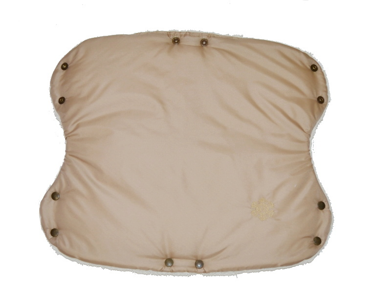 Rukávník na kočárek Dětský svět béžový Lama LUX Fantasie