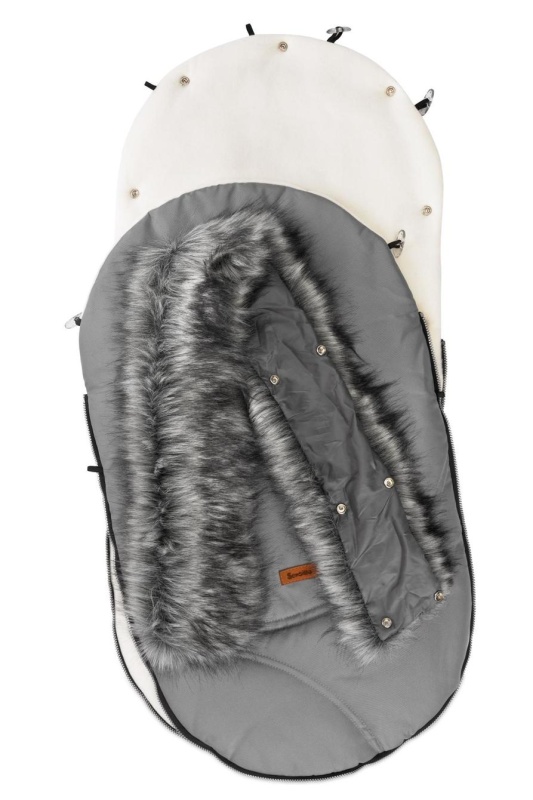 Zimní fusak Sensillo Eskimo 100x46 šedý/polar