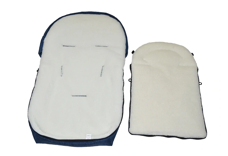 Zimní fusak do kočárku Dětský svět Classic II BERÁNEK melírovaný Navy