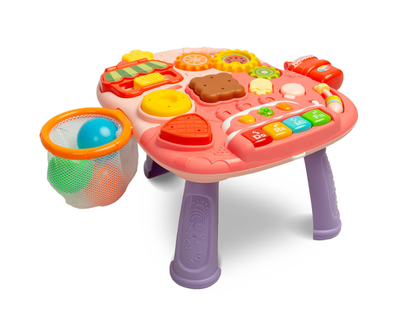 Dětské víceúčelové chodítko 5v1 TOYZ růžové