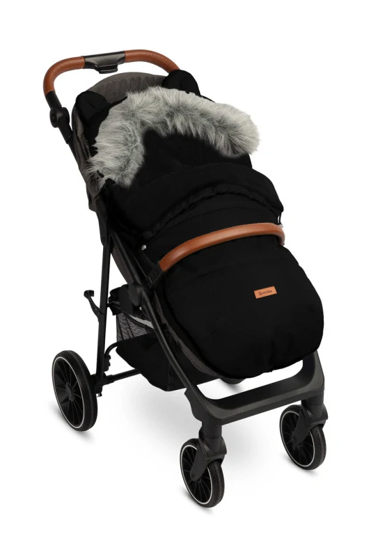Dětský fusak s kožešinou Sensillo Sierra Black