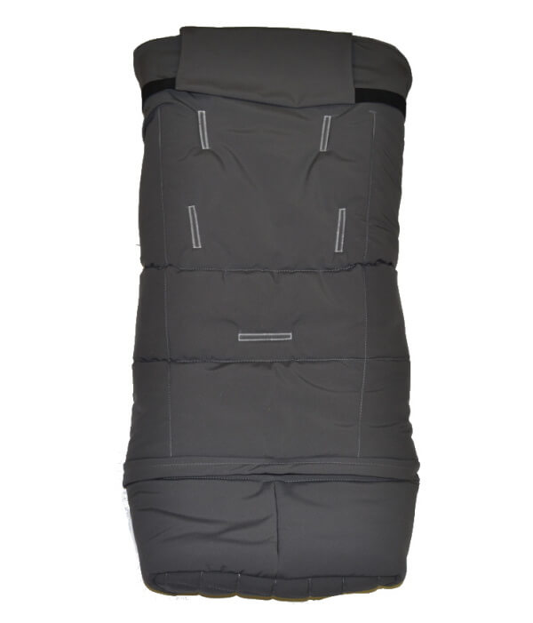 Fusak do kočárku Dětský svět combi 3v1 Sport Baby softshellový černočervený