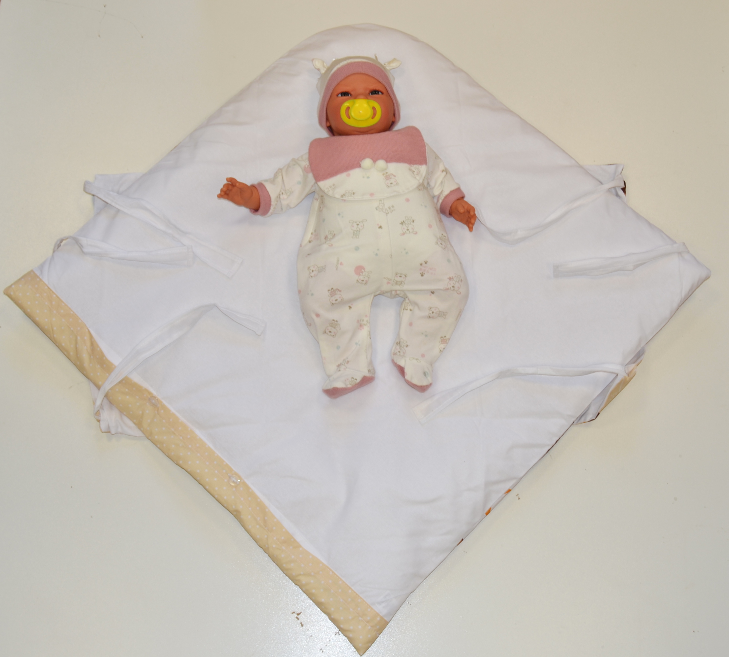 Vázací zavinovačka Dětský svět noční Sova béžová 