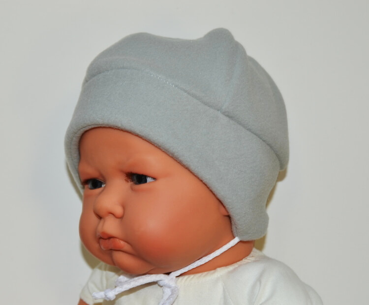 Zimní kojenecká čepička Dětský svět Kuklička šedá
