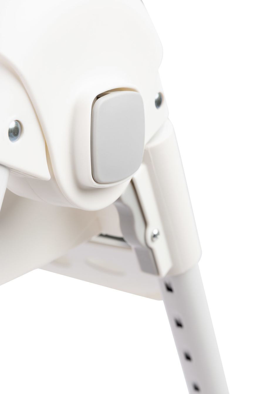 Dětská jídelní skládací židlička CARETERO Megalo light grey