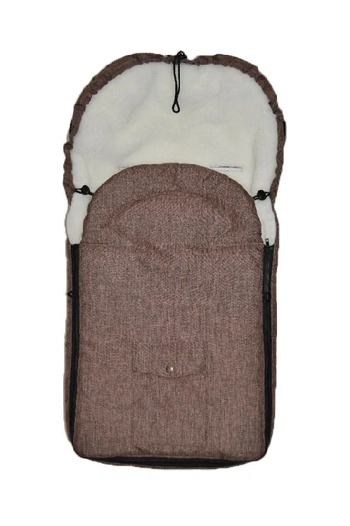 Zimní fusak do kočárku Dětský svět Classic II BERÁNEK melírovaný hnědý