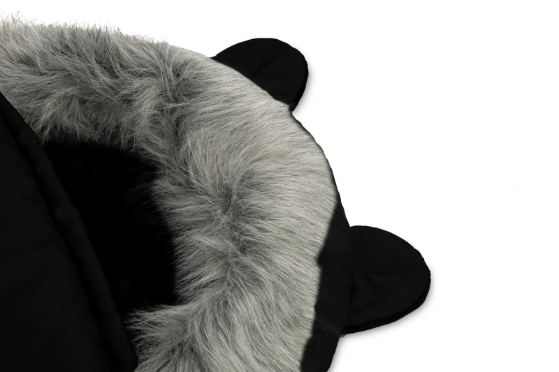 Dětský fusak s kožešinou Sensillo Sierra Black