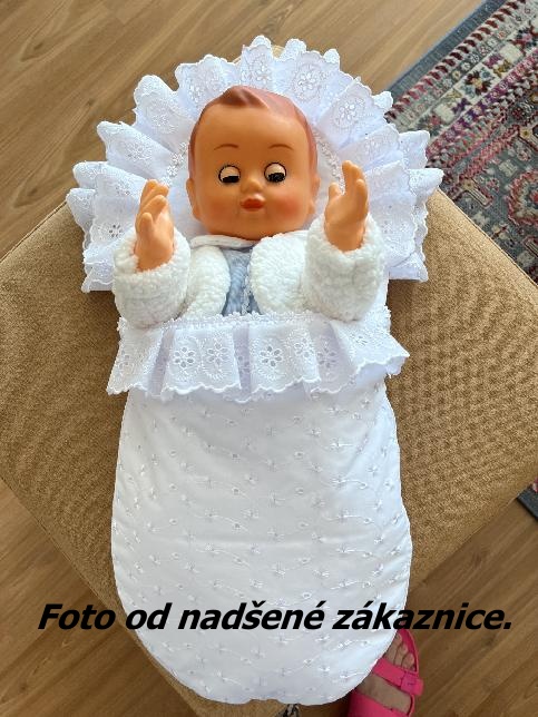 Krajkový fusak pro panenku Dětský svět Adélka