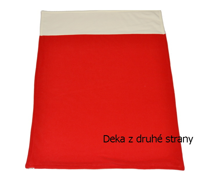 Dětská deka do kočárku se jménem Dětský svět kombinovaná chlapecká 