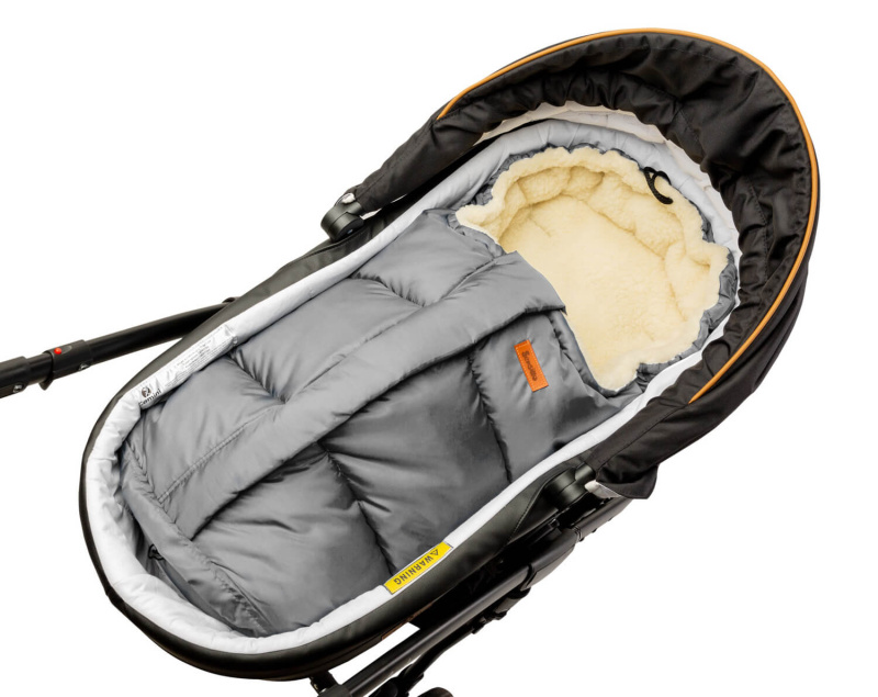 Zimní fusak do kočárku Sensillo COMBI polar 3v1 grey
