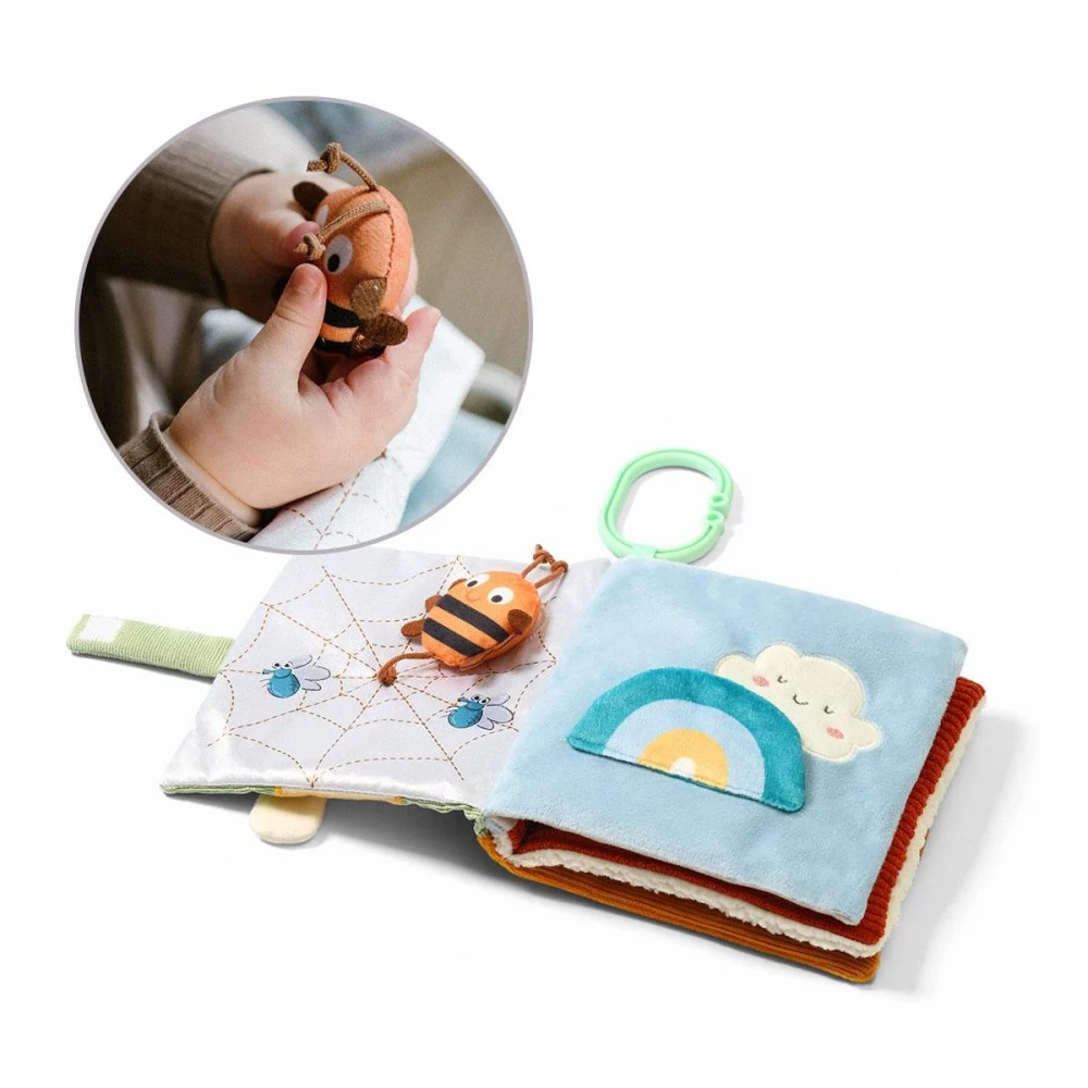 Senzorická knížka pro miminko BabyOno NATURE – kontrastní edukativní hračka