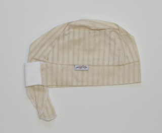 Dětská letní čepička, Dráček, Pirát béžový vel.1-36-38cm, Výprodej