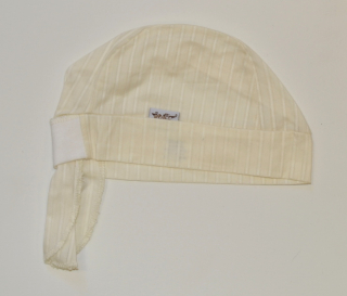 Dětská letní čepička, Dráček, Pirát krémový vel.2-39-41cm, Výprodej