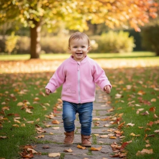 Kojenecký kabátek, Dětský svět, růžový Hippo    