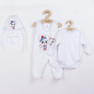 Kojenecká soupravička New Baby Bonjour 4-dílná vel.56