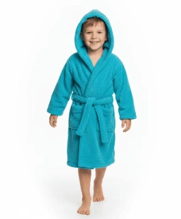 Dětský župan Dětský svět Lama tmavě tyrkysový