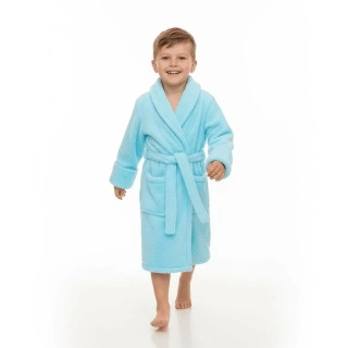 Dětský župan Dětský svět Lama světle tyrkysový