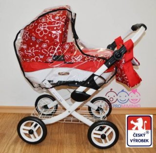 Pláštěnka na kočárek pro panenky Dětský svět