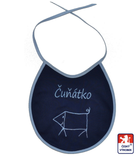 Dětský bryndák, Čuňátko, tmavě modrý, Dětský svět