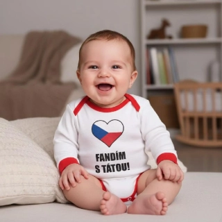 Dětské body New Baby Fandím s tátou vel.74