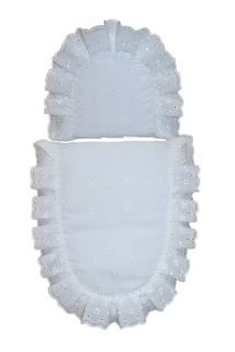 Peřinky na kočárek pro panenky Dětský svět krajkové