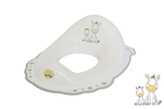 Dětské sedátko na WC Maltex Baby zebra bílá