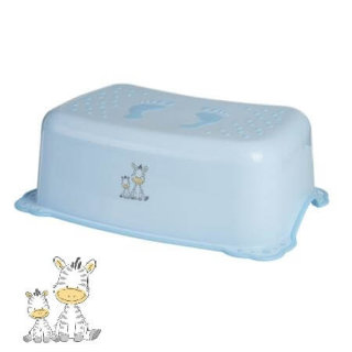 Dětský stupínek Maltex Baby zebra modrý