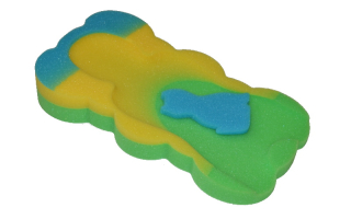 Pěnové lehátko do vaničky Badum Maxi zelenoduhové blue