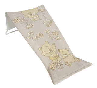 Dětské lehátko do vaničky Tega Baby béžové medvídek