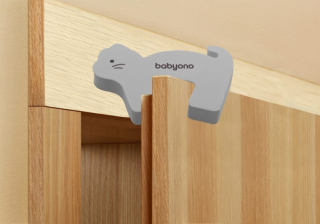 Zarážka na dveře Baby Ono šedá kočička NO 958