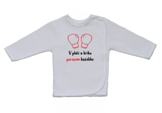 Dětská košilka se sloganem Gama větší obrázek Porazím každého