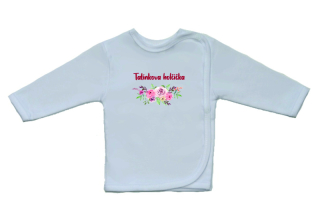 Dětská košilka s nápisem Gama větší Tatínkova holčička