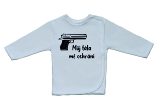 Kojenecká košilka s potiskem, Gama, Můj táta mě ochrání