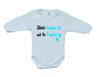 Dětské body s českým nápisem, Gama, Stačí kapka..chlapecké 